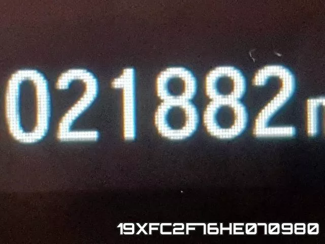 19XFC2F76HE070980 фото 9