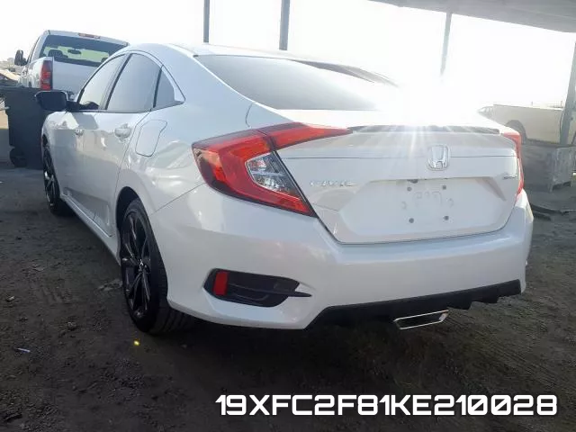 19XFC2F81KE210028 фото 4