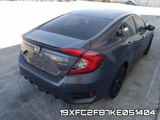 19XFC2F87KE051404 фото 5