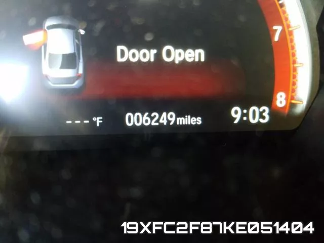 19XFC2F87KE051404 фото 9