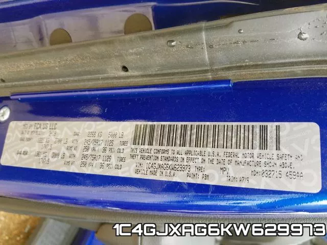 1C4GJXAG6KW629973 фото 2