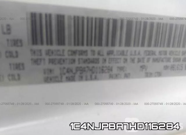 1C4NJPBA7HD116284 фото 10