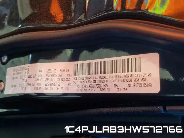 1C4PJLAB3HW572766 фото 2