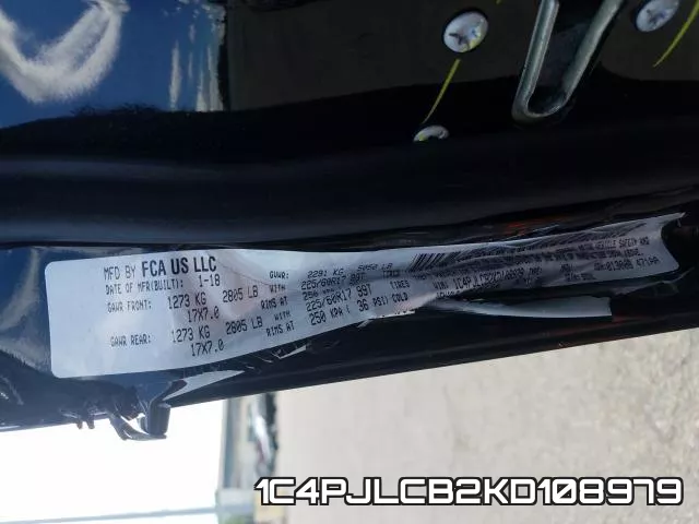 1C4PJLCB2KD108979 фото 2