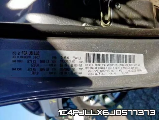 1C4PJLLX6JD577373 фото 2