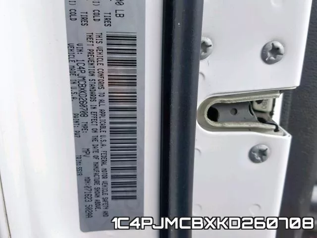 1C4PJMCBXKD260708 фото 2