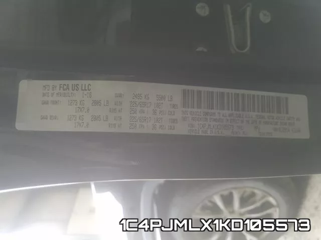 1C4PJMLX1KD105573 фото 2