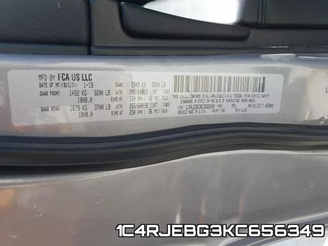 1C4RJEBG3KC656349 фото 2