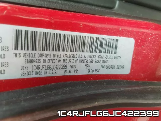1C4RJFLG6JC422399 фото 2