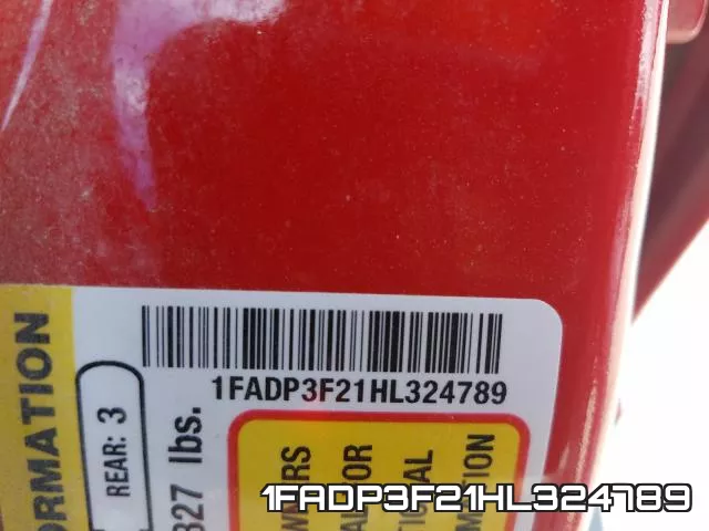 1FADP3F21HL324789 фото 2