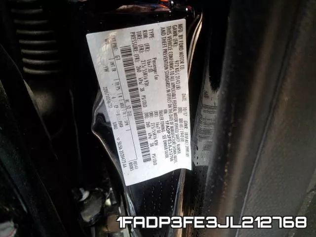 1FADP3FE3JL212768 фото 2