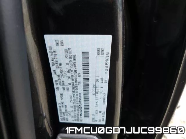 1FMCU0GD7JUC99860 фото 2