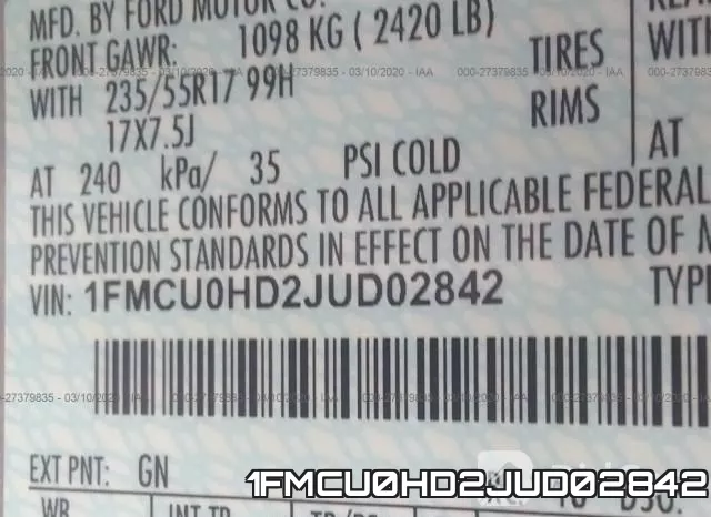1FMCU0HD2JUD02842 фото 10