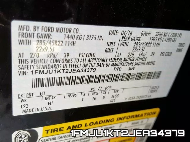 1FMJU1KT2JEA34379 фото 2