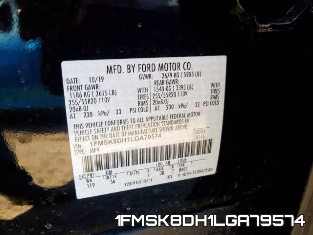 1FMSK8DH1LGA79574 фото 2