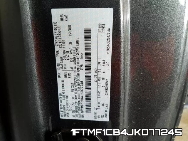 1FTMF1CB4JKD77245 фото 2