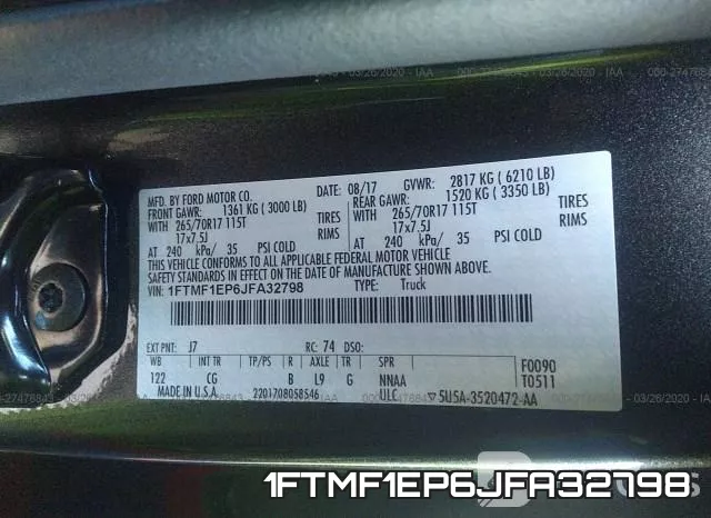 1FTMF1EP6JFA32798 фото 10