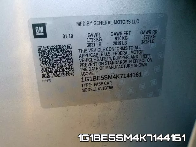 1G1BE5SM4K7144161 фото 2