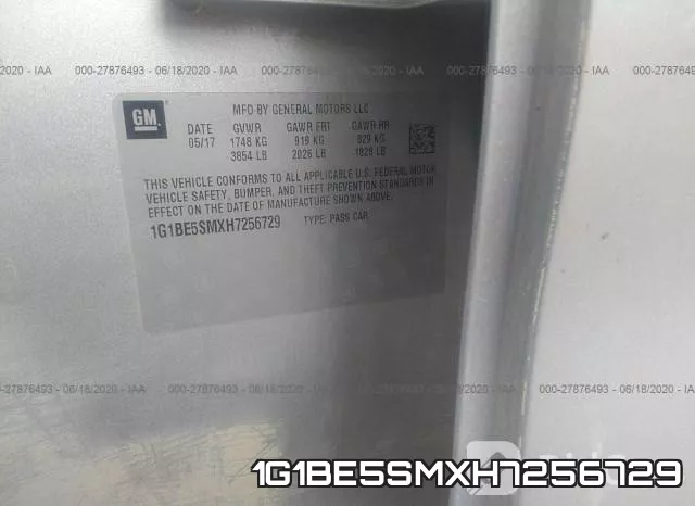 1G1BE5SMXH7256729 фото 10