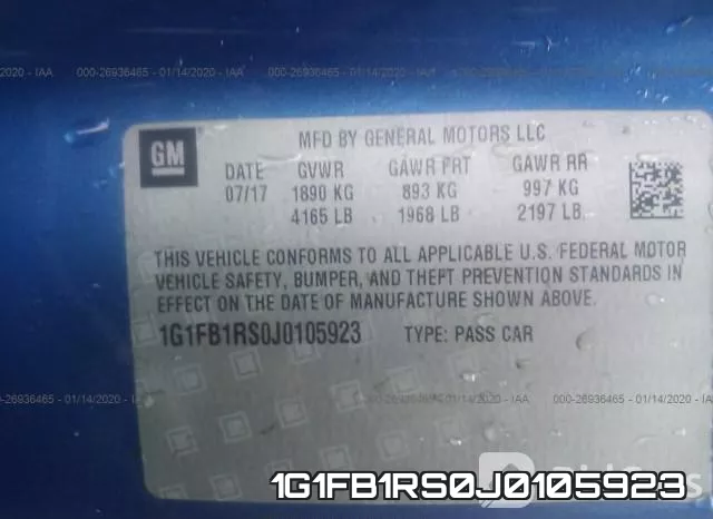 1G1FB1RS0J0105923 фото 10