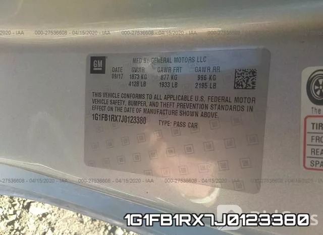 1G1FB1RX7J0123380 фото 10