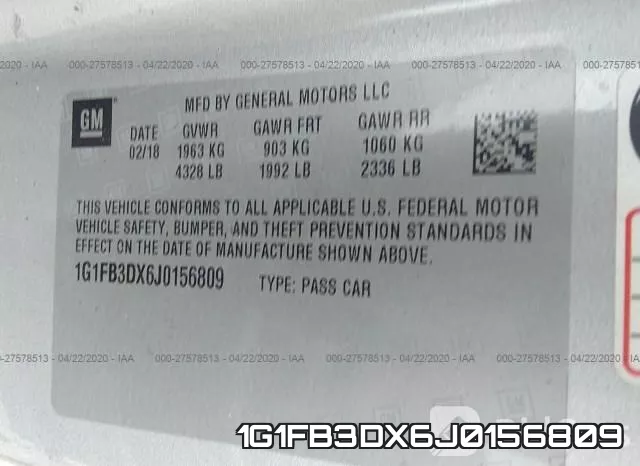 1G1FB3DX6J0156809 фото 10