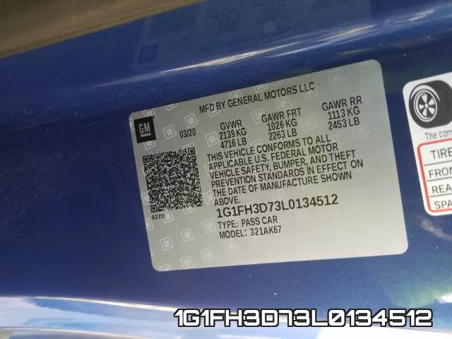 1G1FH3D73L0134512 фото 2