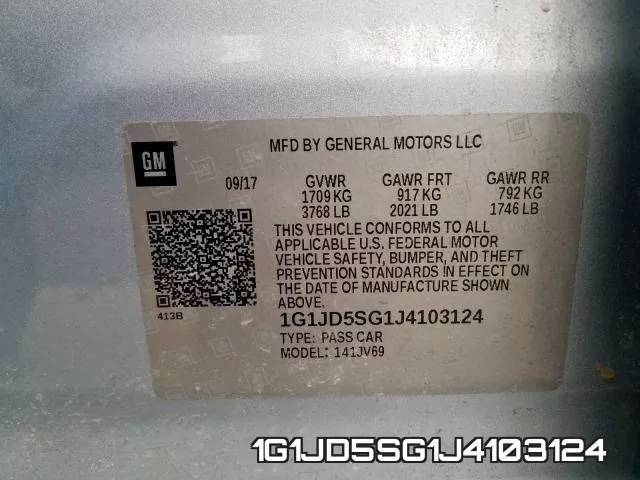 1G1JD5SG1J4103124 фото 2