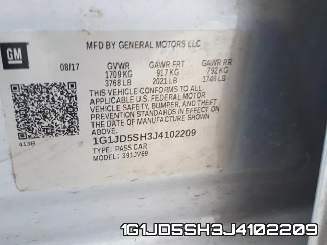 1G1JD5SH3J4102209 фото 2