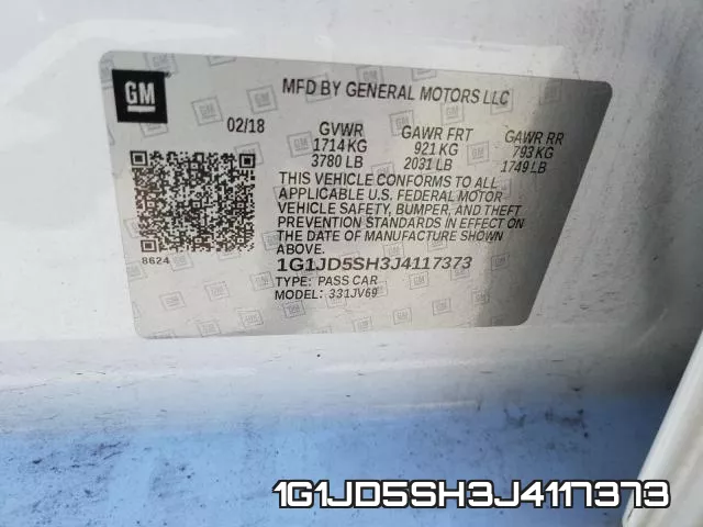 1G1JD5SH3J4117373 фото 2