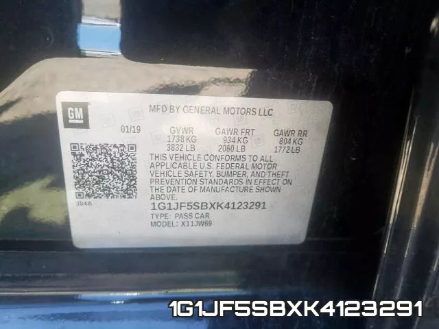 1G1JF5SBXK4123291 фото 2