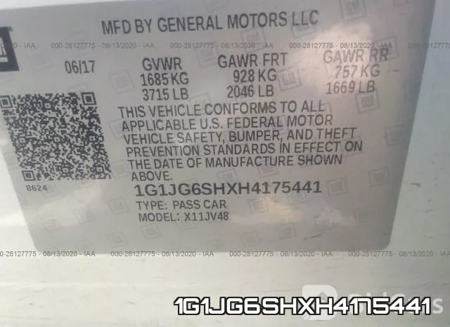 1G1JG6SHXH4175441 фото 10