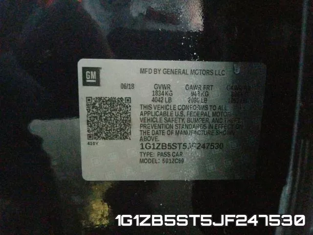 1G1ZB5ST5JF247530 фото 2