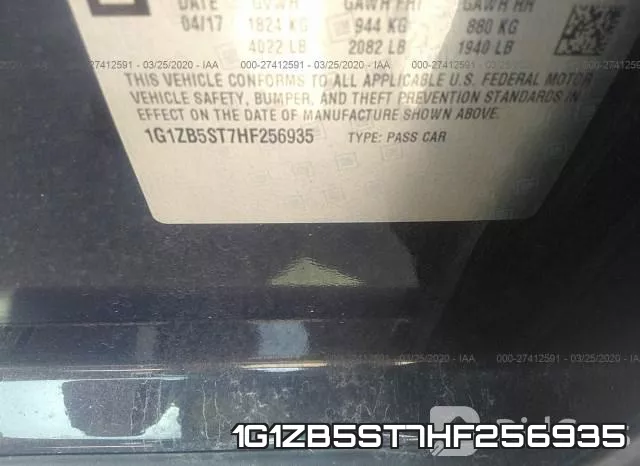 1G1ZB5ST7HF256935 фото 10