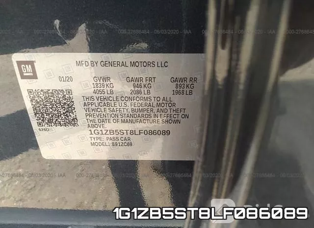 1G1ZB5ST8LF086089 фото 10
