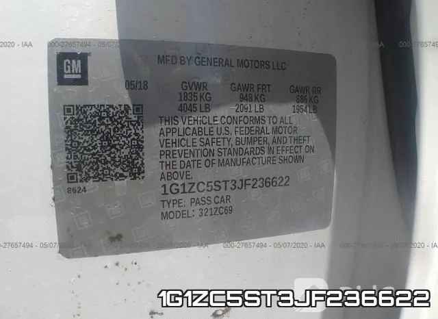 1G1ZC5ST3JF236622 фото 10