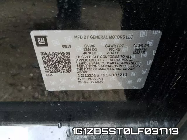 1G1ZD5ST0LF031713 фото 2