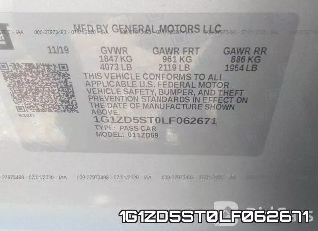 1G1ZD5ST0LF062671 фото 10