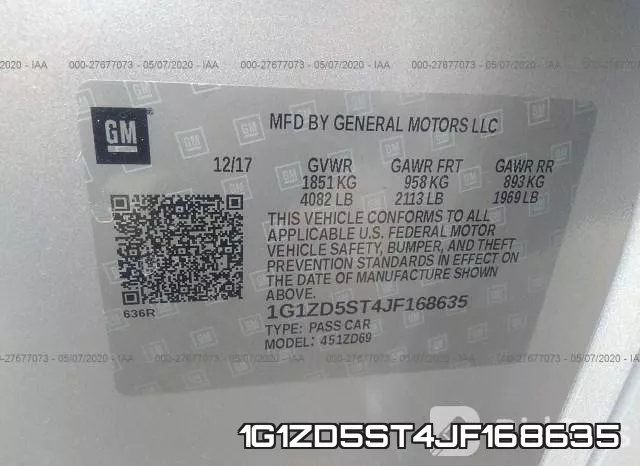 1G1ZD5ST4JF168635 фото 10