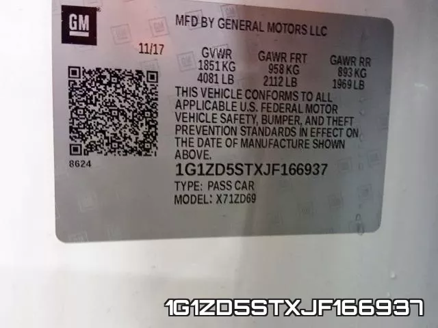 1G1ZD5STXJF166937 фото 2