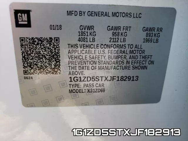 1G1ZD5STXJF182913 фото 2