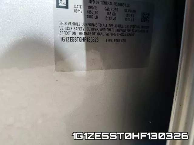 1G1ZE5ST0HF130326 фото 2