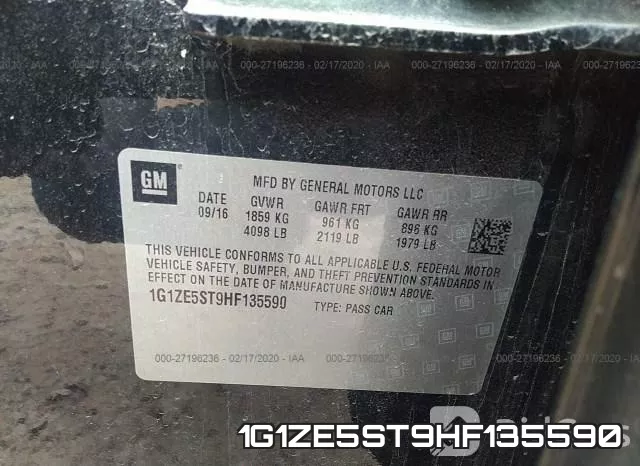 1G1ZE5ST9HF135590 фото 10