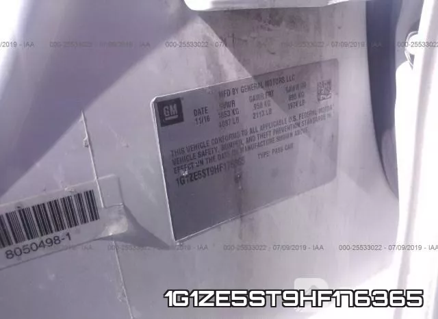 1G1ZE5ST9HF176365 фото 10