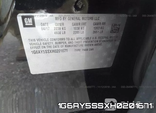 1G6AY5SSXH0201671 фото 9