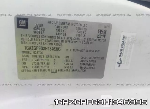1GAZGPFG3H1346395 фото 10