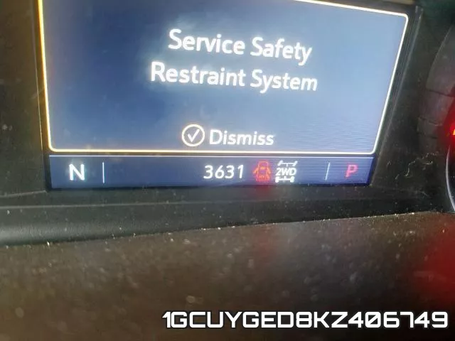 1GCUYGED8KZ406749 фото 9
