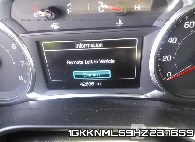 1GKKNMLS9HZ237659 фото 8