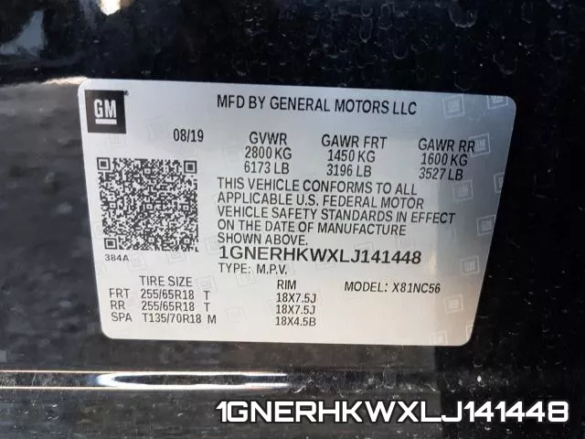 1GNERHKWXLJ141448 фото 2