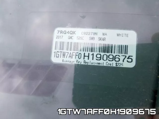 1GTW7AFF0H1909675 фото 2